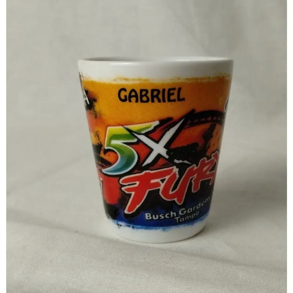 Busch Gardens Personalized Shot Glass - Collectibles Shot glass - Gabriel